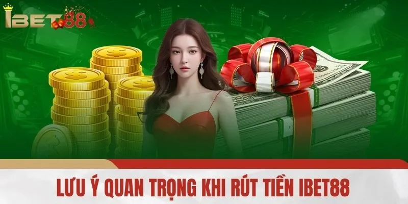 Lưu Ý Quan Trọng Khi Rút Tiền iBet88